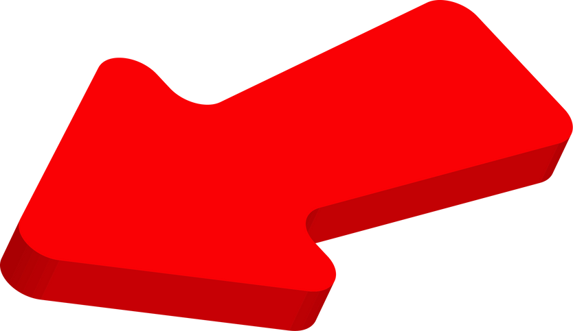 3d red arrow left